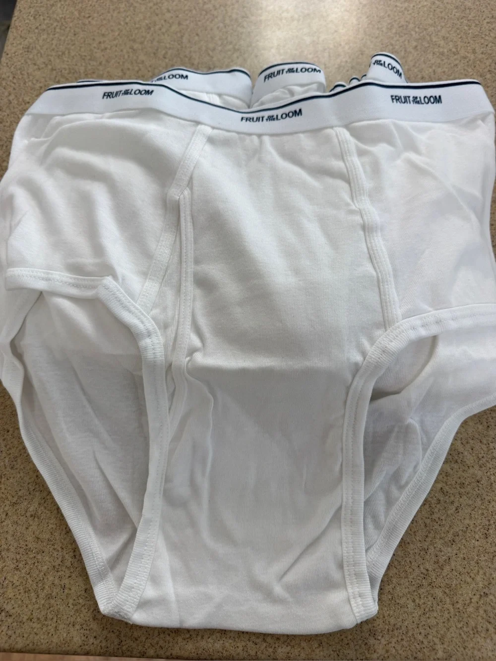 Fruit Of The Loom Men’s White Basic Briefs 11 Pair Underwear 2XL New Thity Whity